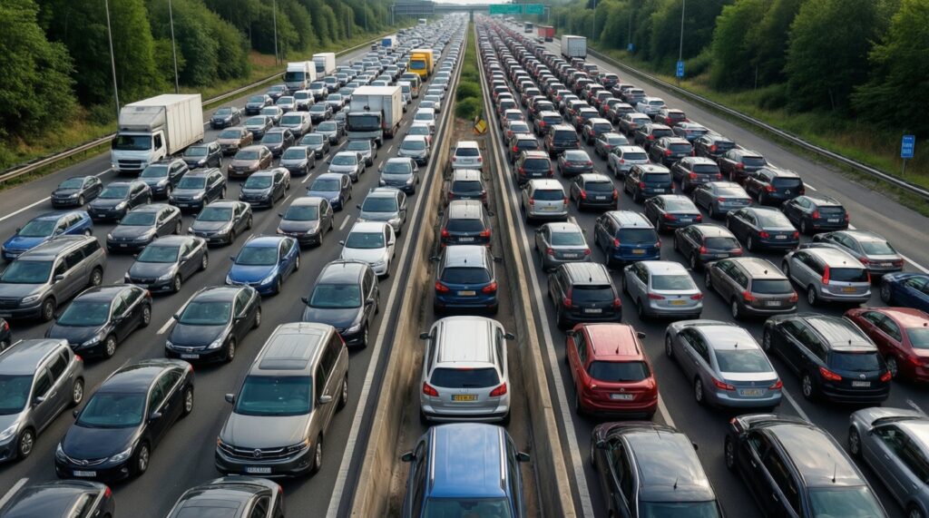 Транспортная карта края: пробки, новые развязки, ремонты трасс и как они повлияют на время в пути - иллюстрация