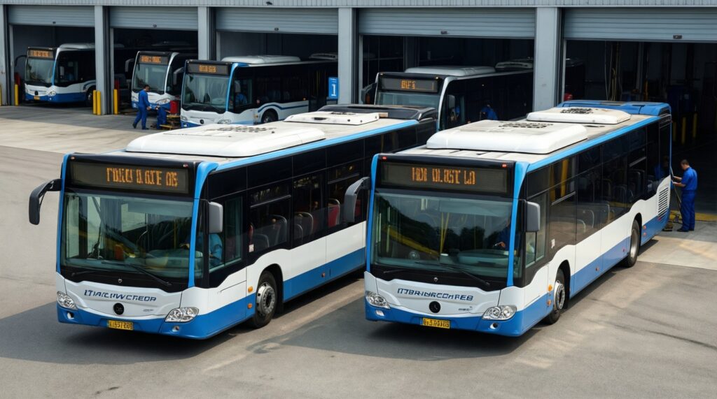 Общественный транспорт Краснодара и крупных городов: обновление парка, тарифы и маршруты глазами пассажиров - иллюстрация